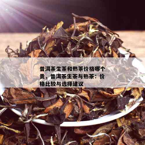 普洱茶生茶和熟茶价格哪个贵，普洱茶生茶与熟茶：价格比较与选择建议