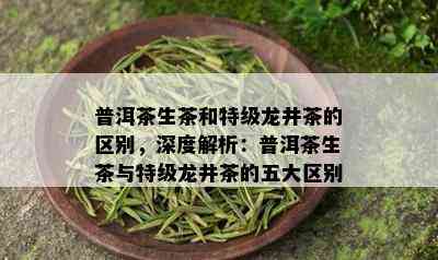 普洱茶生茶和特级龙井茶的区别，深度解析：普洱茶生茶与特级龙井茶的五大区别