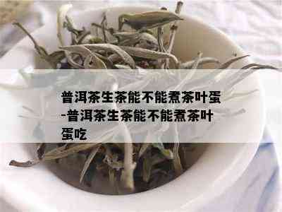 普洱茶生茶能不能煮茶叶蛋-普洱茶生茶能不能煮茶叶蛋吃