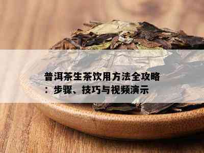 普洱茶生茶饮用方法全攻略：步骤、技巧与视频演示