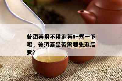 普洱茶用不用泡茶叶煮一下喝，普洱茶是否需要先泡后煮？