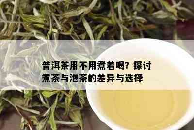 普洱茶用不用煮着喝？探讨煮茶与泡茶的差异与选择