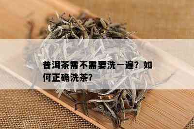 普洱茶需不需要洗一遍？如何正确洗茶？