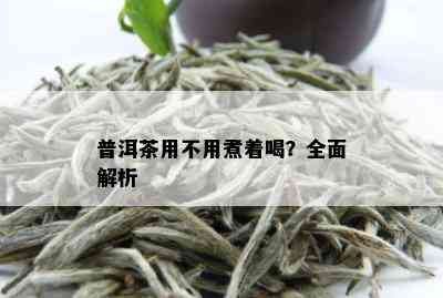 普洱茶用不用煮着喝？全面解析