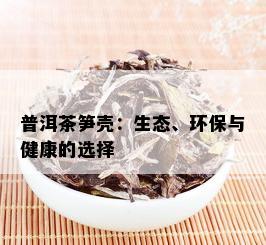 普洱茶笋壳：生态、环保与健康的选择