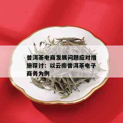 普洱茶电商发展问题应对措施探讨：以云南普洱茶电子商务为例