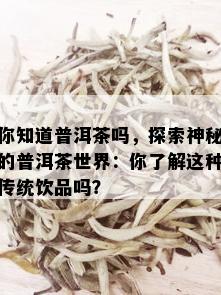 你知道普洱茶吗，探索神秘的普洱茶世界：你了解这种传统饮品吗？