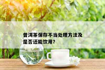 普洱茶保存不当处理方法及是否还能饮用？