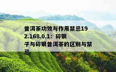 普洱茶功效与作用禁忌192.168.0.1：碎银子与碎银普洱茶的区别与禁忌