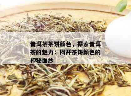 普洱茶茶饼颜色，探索普洱茶的魅力：揭开茶饼颜色的神秘面纱