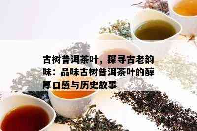 古树普洱茶叶，探寻古老韵味：品味古树普洱茶叶的醇厚口感与历史故事