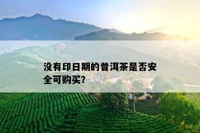 没有印日期的普洱茶是否安全可购买？