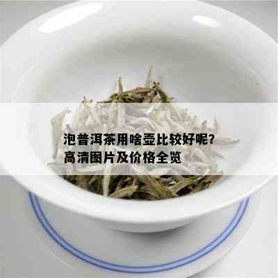 泡普洱茶用啥壶比较好呢？高清图片及价格全览