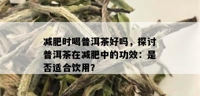 减肥时喝普洱茶好吗，探讨普洱茶在减肥中的功效：是否适合饮用？