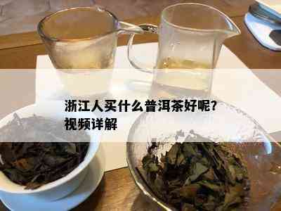 浙江人买什么普洱茶好呢？视频详解