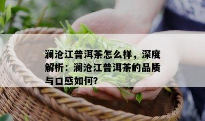 澜沧江普洱茶怎么样，深度解析：澜沧江普洱茶的品质与口感如何？