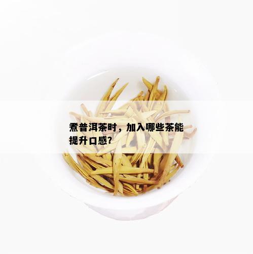 煮普洱茶时，加入哪些茶能提升口感？