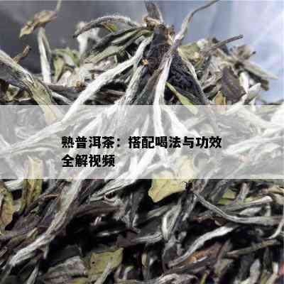 熟普洱茶：搭配喝法与功效全解视频