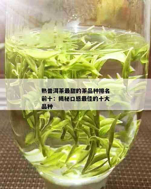 熟普洱茶最甜的茶品种排名前十：揭秘口感更佳的十大品种