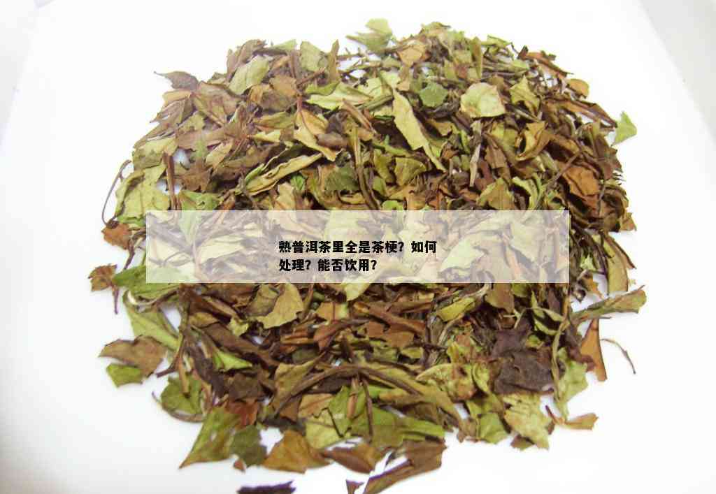 熟普洱茶里全是茶梗？如何处理？能否饮用？