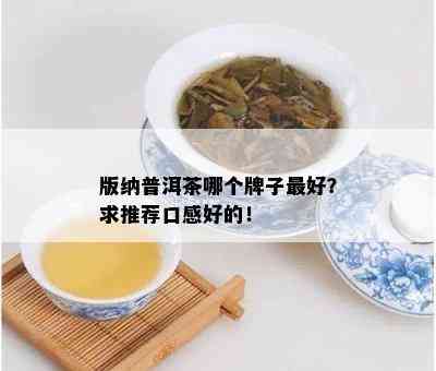 版纳普洱茶哪个牌子更好？求推荐口感好的！