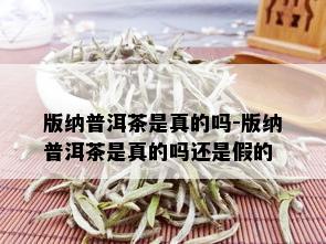 版纳普洱茶是真的吗-版纳普洱茶是真的吗还是假的