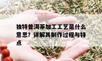 独特普洱茶加工工艺是什么意思？详解其制作过程与特点