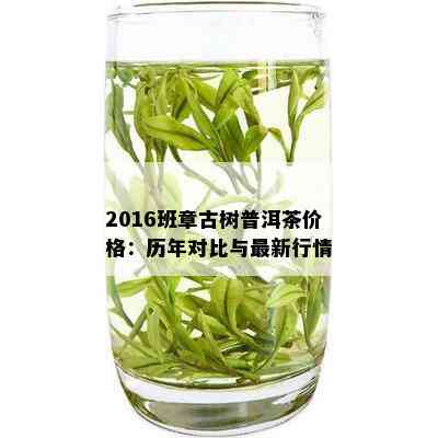 2016班章古树普洱茶价格：历年对比与最新行情