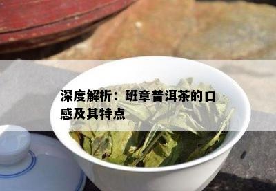 深度解析：班章普洱茶的口感及其特点