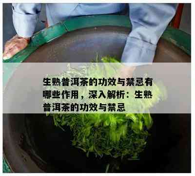 生熟普洱茶的功效与禁忌有哪些作用，深入解析：生熟普洱茶的功效与禁忌