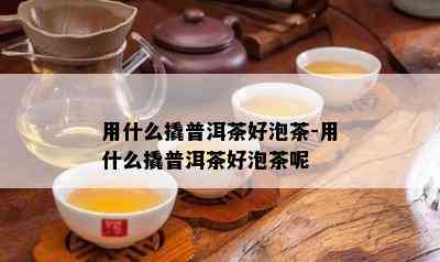 用什么撬普洱茶好泡茶-用什么撬普洱茶好泡茶呢