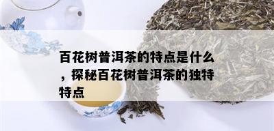 百花树普洱茶的特点是什么，探秘百花树普洱茶的独特特点