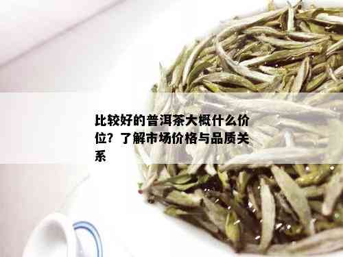 比较好的普洱茶大概什么价位？了解市场价格与品质关系