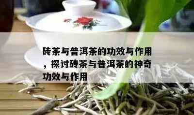 砖茶与普洱茶的功效与作用，探讨砖茶与普洱茶的神奇功效与作用