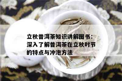 立秋普洱茶知识讲解图书：深入了解普洱茶在立秋时节的特点与冲泡方法