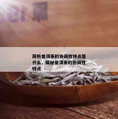 简析普洱茶的协调性特点是什么，探秘普洱茶的协调性特点