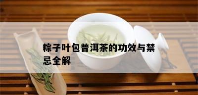 粽子叶包普洱茶的功效与禁忌全解