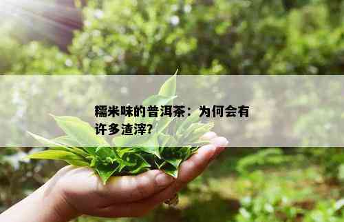 糯米味的普洱茶：为何会有许多渣滓？