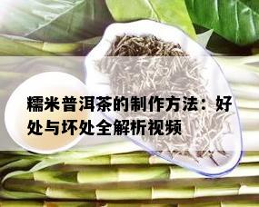 糯米普洱茶的制作方法：好处与坏处全解析视频