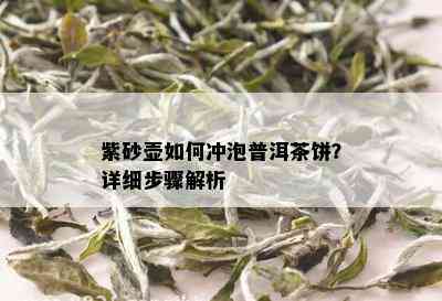 紫砂壶如何冲泡普洱茶饼？详细步骤解析