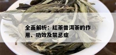 全面解析：红茶普洱茶的作用、功效及禁忌症