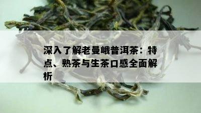 深入了解老曼峨普洱茶：特点、熟茶与生茶口感全面解析