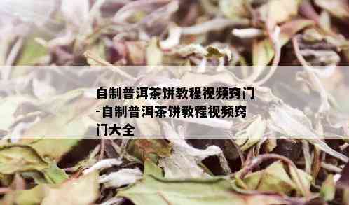 自制普洱茶饼教程视频窍门-自制普洱茶饼教程视频窍门大全