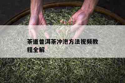 茶道普洱茶冲泡方法视频教程全解