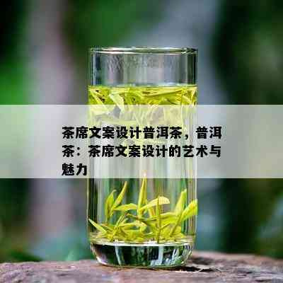 茶席文案设计普洱茶，普洱茶：茶席文案设计的艺术与魅力