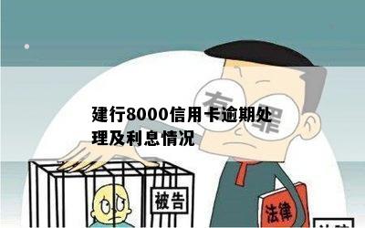 建行8000信用卡逾期处理及利息情况