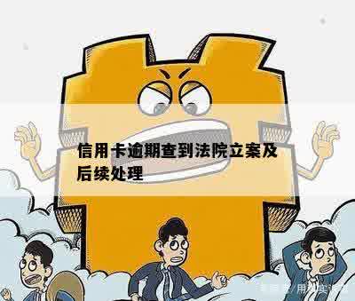 信用卡逾期查到法院立案及后续处理