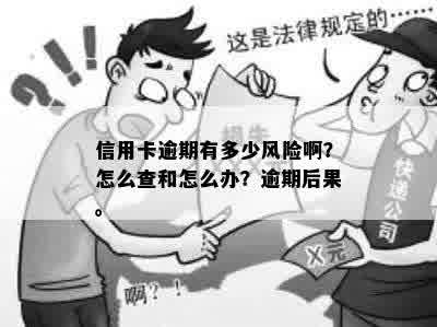 信用卡逾期有多少风险啊？怎么查和怎么办？逾期后果。