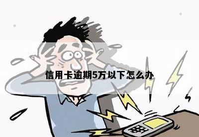 信用卡逾期5万以下怎么办