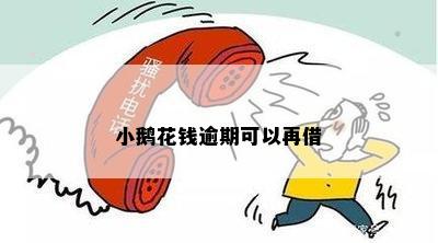 小鹅花钱逾期可以再借